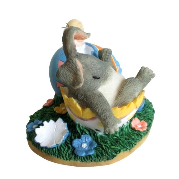 Fitz Floyd Charming Tails Binkey Bunny Figurine  - After the Hunt - Easter Decor - Picture 2 of 6